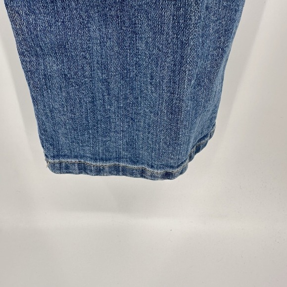 Democracy Women's Girl Friend Jeans Size 14W Floral Embroidered Distressed - Picture 7 of 9